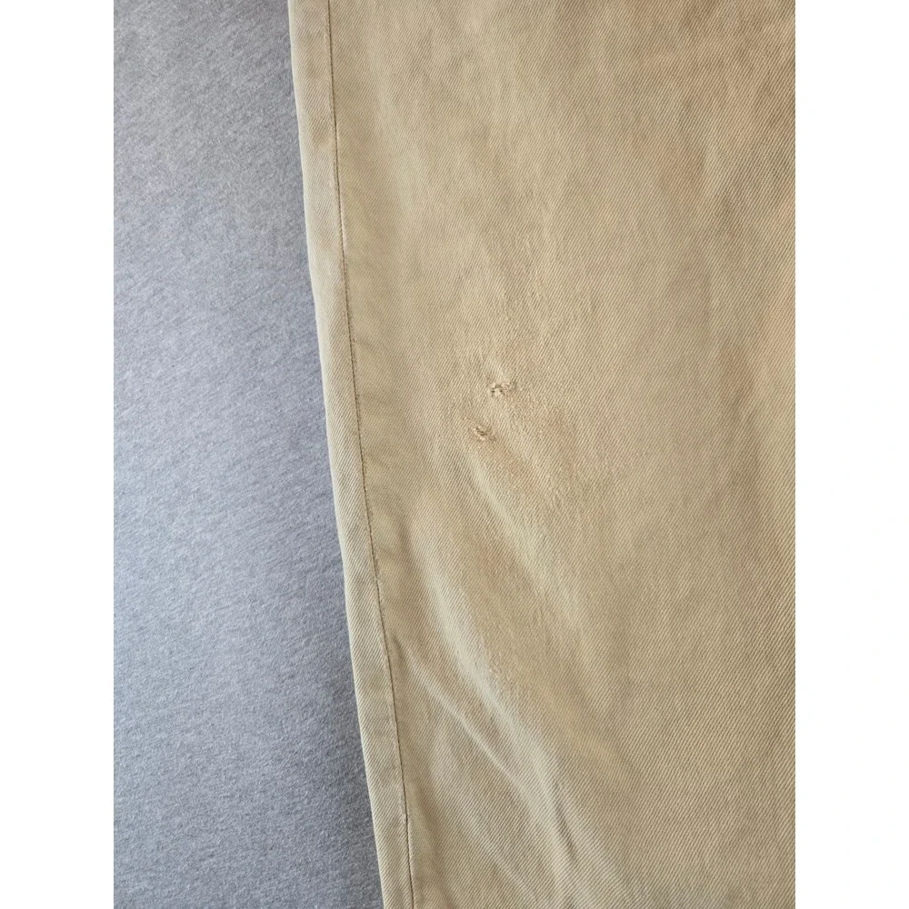 Vintage Levi's 501 Jeans Mens 38x30 Tan Straight Leg‎ Button Fly Made USA 01 Y2K
